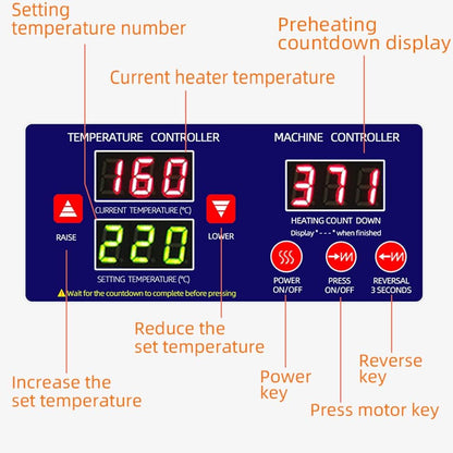 Temperature Control Pressing Appliance