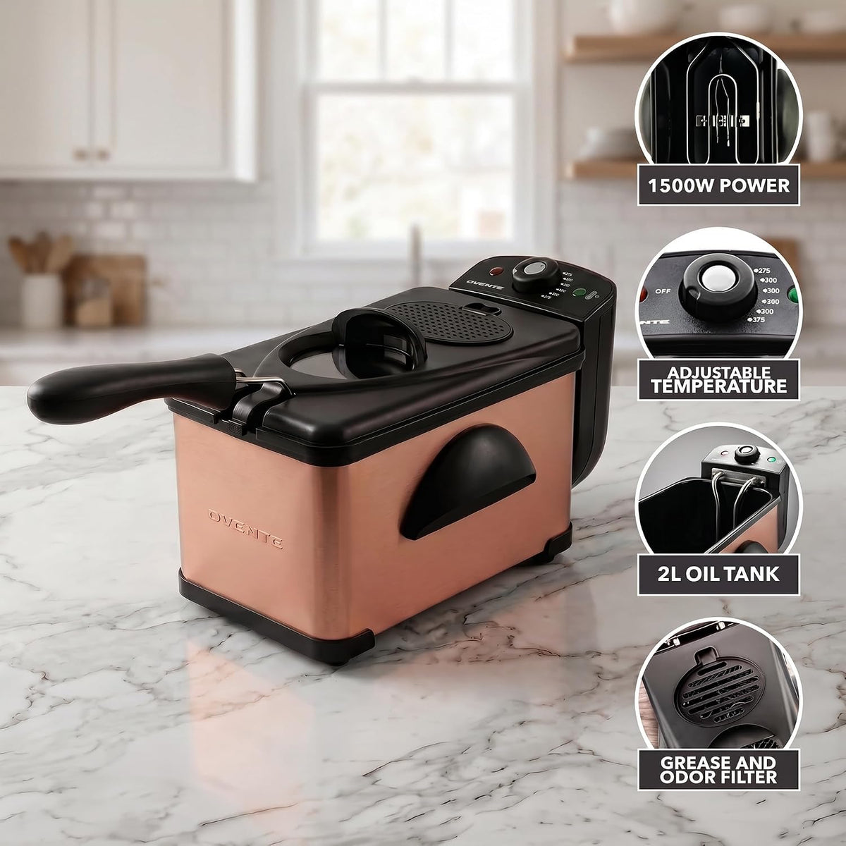 2L Electric Deep Fryer